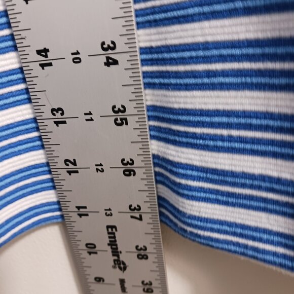 Lilly Pulitzer, Lyla Shift Dress Bay Blue Ottoman Stripe #16817 Sz XL Sleeveless - Picture 13 of 15